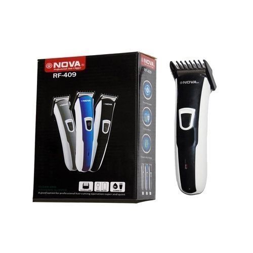 Nova Rechargeable Hair And Beard Trimmer - White & Black