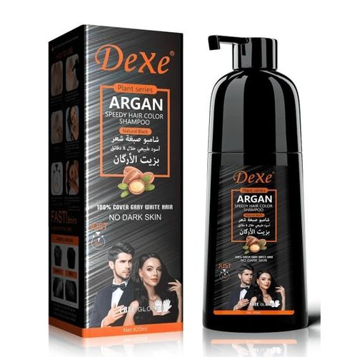 Dexe Argan speedy hair color shampoo (black)