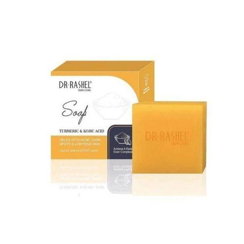 Dr. Rashel Turmeric And Kojic Acid Soap For Acne And Dark Spots