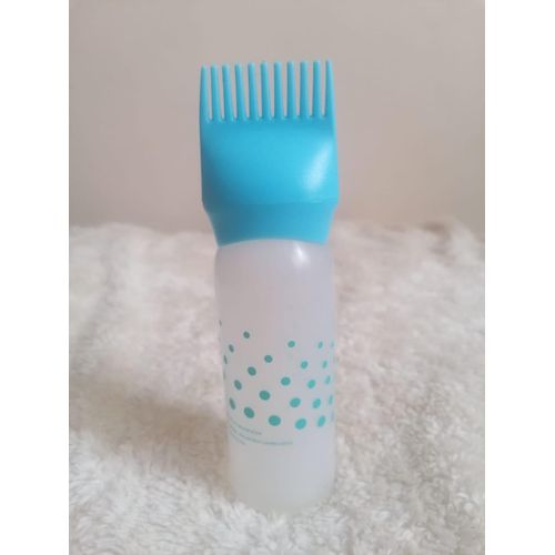 1 Pack Blue Hair Oil Applicator Bottle Root Comb Applicator Bottles for Hair Care