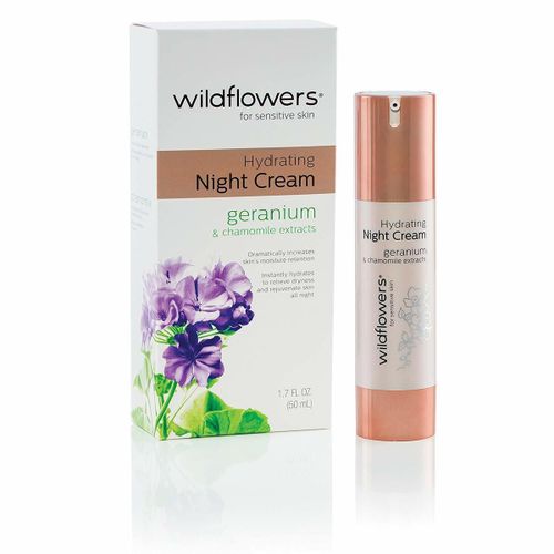 Wildflower Hydrating Night Cream (Geranium & Chamomile Extract)
