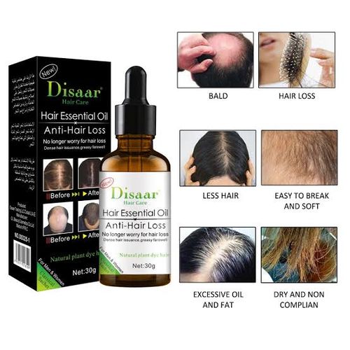 🔥 ORDER 1, WE SEND 2 — Disaar Anti-Hair Loss Essential Oil 30ml | Stop Hair Loss + Stimulate Growth + Stronger Hair | KSh 1800