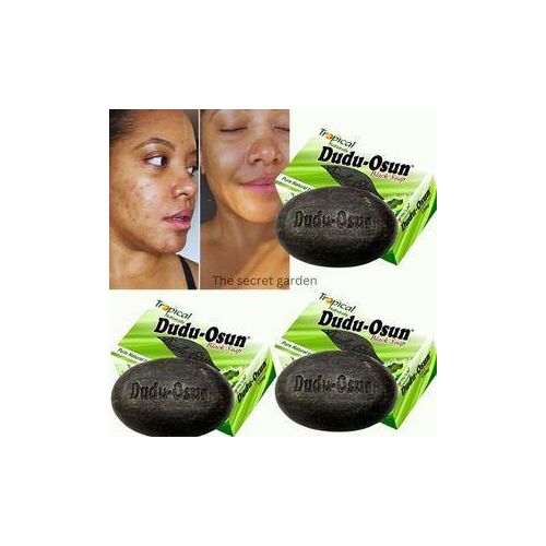 Dudu-Osun Natural African Black Soap 3pcs For Pimples/Acne/Rashes/Psoriasis/Eczema