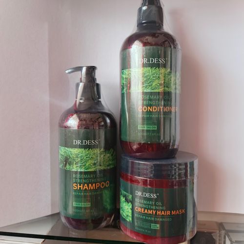 3 in 1 Rosemary oil shampoo & Creamy hair mask & Rosemary oil conditioner + FREE comb