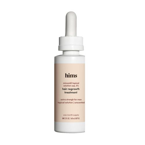 hims&hers Hims Extra Strength Hair Regrowth Treatment For Men, 5% Topical Minoxidil Solution For Hair Loss And Thinning Hair, Unscented.