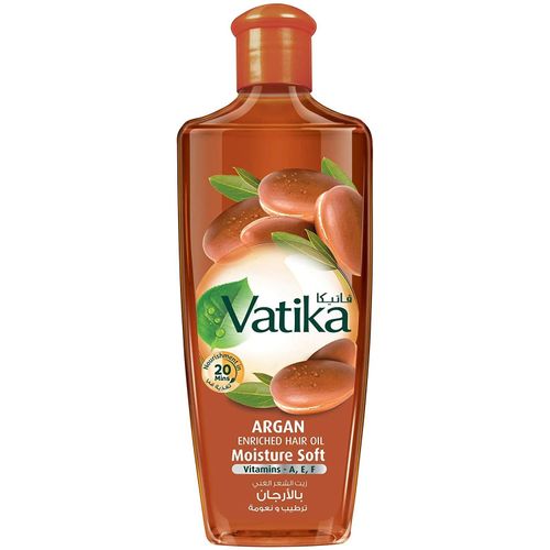 Vatika Enriched Argan Hair Oil For Moisturized Soft Hair - 300ml