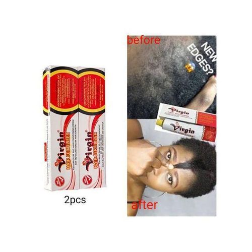 VIRGIN 2Pcs Hair Fertilizer Fast Anti Dandruff & Growth Cream.