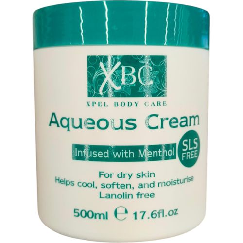 XBC Aqueous Cream Infused With Menthol For Dry Skin Helps Cool, Soften & Moisturise