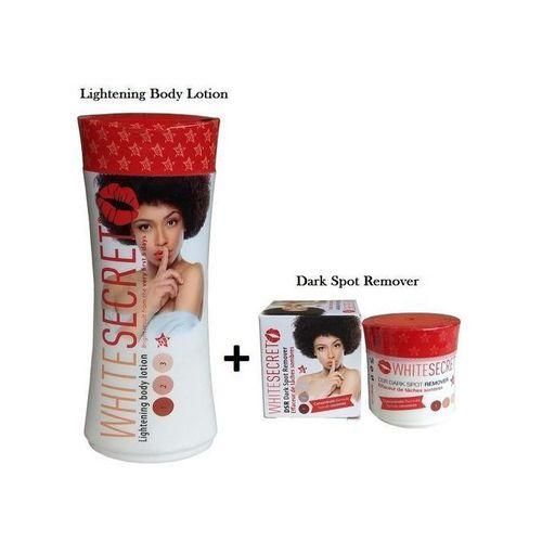 White Secret Lightening Body Lotion And Dark Spot Remover Facial Cream