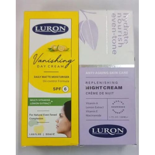Luron Pack of 2- Replenishing Night Cream & Vanishing Day Cream