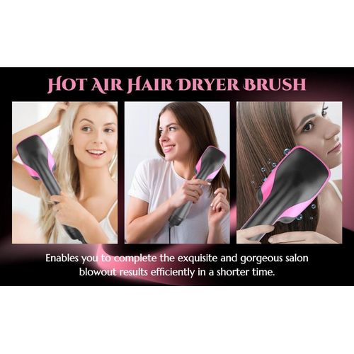 Hair Dryer Brush Blow Dryer Brush In One, 3 In 1 One Step Hair Dryer And Styler, Negative Ion Hair Dryer Straightener Hot Air Brush Hair Styling Tool For Straightening Drying Smooth Hair