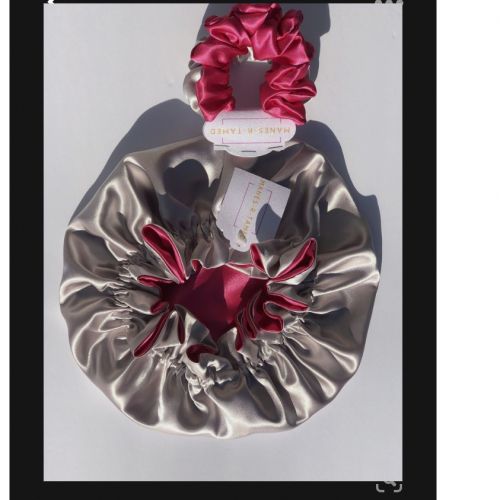 Large Satin Bonnet + FREE SCRUNCHIE