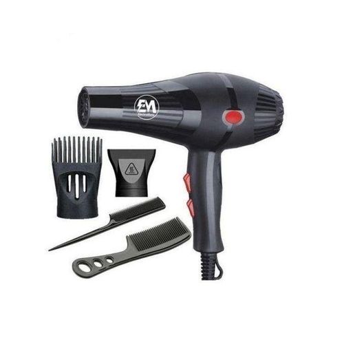 ElectroMate Hot selling 2200w Professional Hair Dryer Blow-dry, With 3 Speed & 2 Temperature Settings,