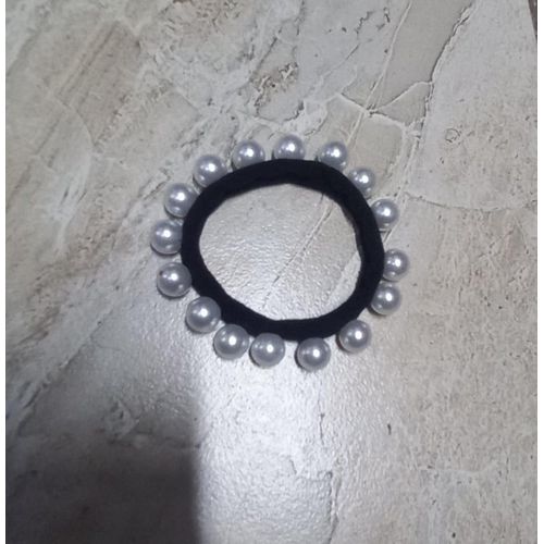 White Pearl Hair Band Elastic Hair Bands Kids Hair Hair Bands Ladies Hair Bands 1 PC