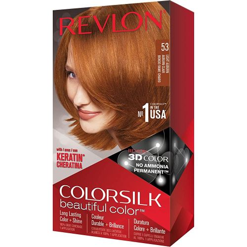 Revlon ColorSilk Light Auburn - 53 (60ml + 60ml +10ml)