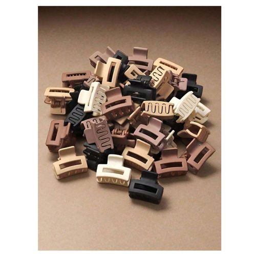 1/2pcs Random Versatile Fashion Mini Hair Clips For Women, Bangs Hair Claws, Simple Design Vintage Hair Accessories Summer Hair Jaw Clip Hair Clamps Hair Clutch Hair Catcher Clip