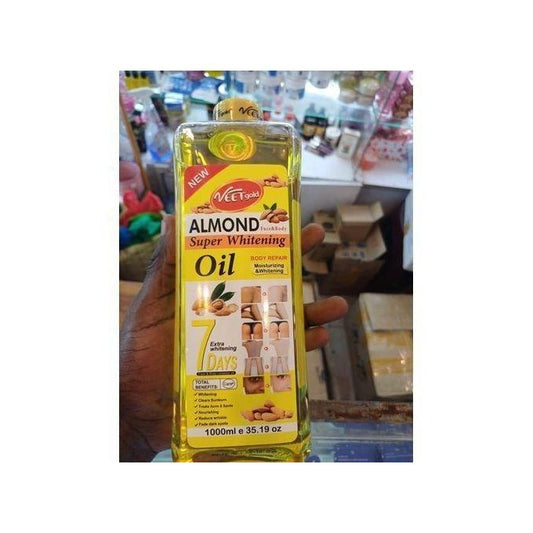Veet Gold Almond Face and Body Super Whitening Oil