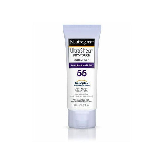 Neutrogena Ultra Sheer Oil-Free Sunscreen SPF 55 Sun Aging Moisture Lotion