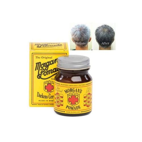 Morgan Pomade Darken Grey Hair Permanently - Made In England..