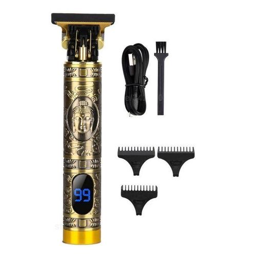 Vintage Rechargeable Hair Trimmer, Cordless Hair Clipper with Display, Professional Barber Trimmer, Electric Hair Clipper, Beard Trimmer & Edger, Grooming Shaver