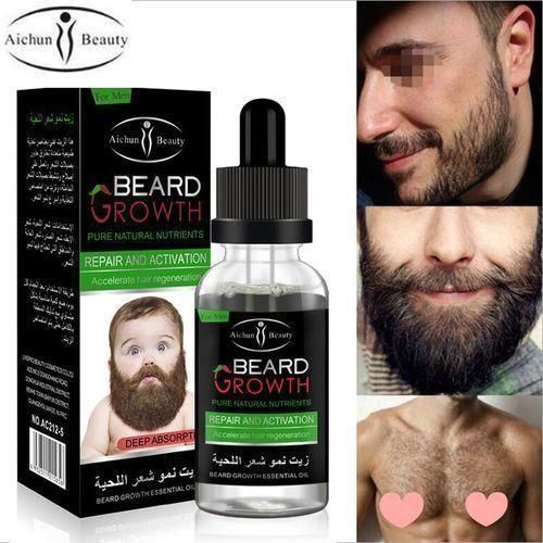 Aichun Beauty Beard Oil Oil Beard Moustache & Body Hair Fast Growth Oil