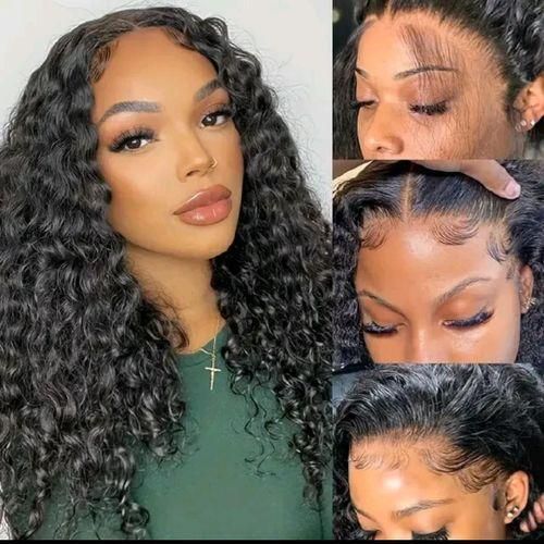 Wig ladies fashion long curly black wigs hair for women