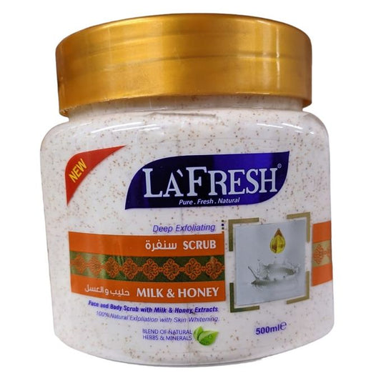La Fresh Milk and Honey Face Scrub & Body Scrub