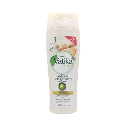 Vatika Garlic Shampoo for Natural Hair Growth - 360ml