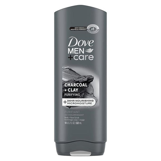 Dove Men+Care Purifying Charcoal + Clay Body & Face Wash