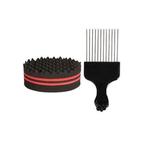 Beauty magic dread magic twist sponge +afro metal comb