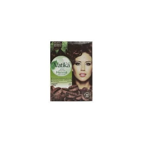 Vatika Naturals Dabur henna hair color - dark brown, 6 x 10g