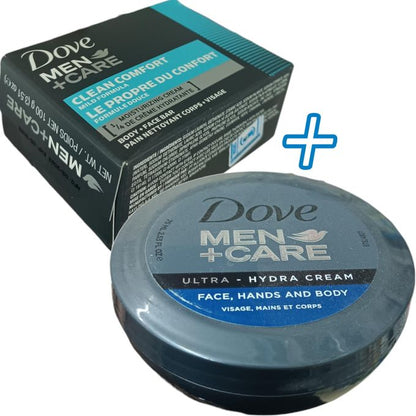 Dove Men+Care Clean Comfort Face & Body Bar – Mild Formula
