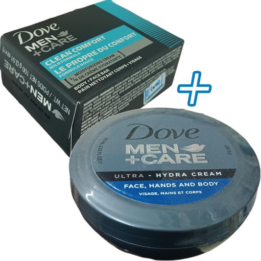 Dove Men+Care Clean Comfort Face & Body Bar – Mild Formula
