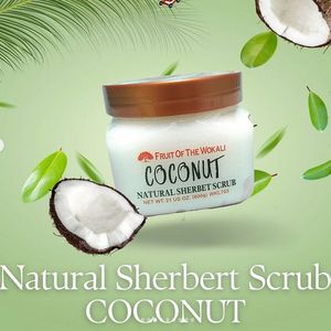 Fruit of the Wokali Natural Sherbet Coconut Scrub