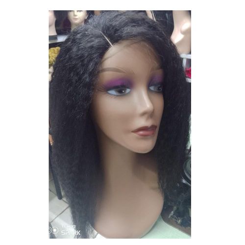 Kinky Straight Short Lace Front Wig