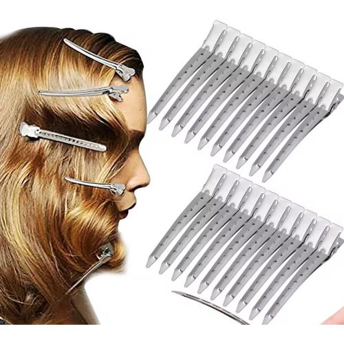 Metal alligator hair clips styling clips