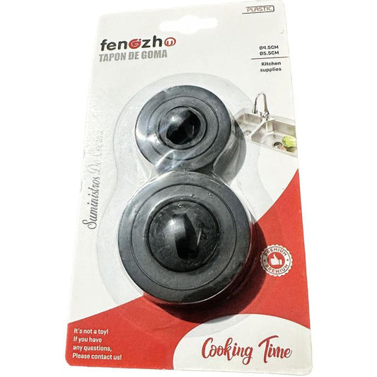 2Pcs Sink Plugs 4.5cm & 5.5cm Drain Stopper, Bathtub Disposal Sealing, Bath Plug Drain Plug for Laundry, Bathroom, Hotel Tub With Loop