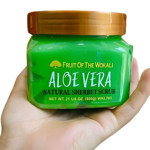 Fruit of the Wokali Aloe Vera Natural Sherbet Scrub (600g)