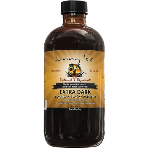 Sunny Isle Extra Dark Jamaican Black Castor Oil, 100% Natural- 6Oz