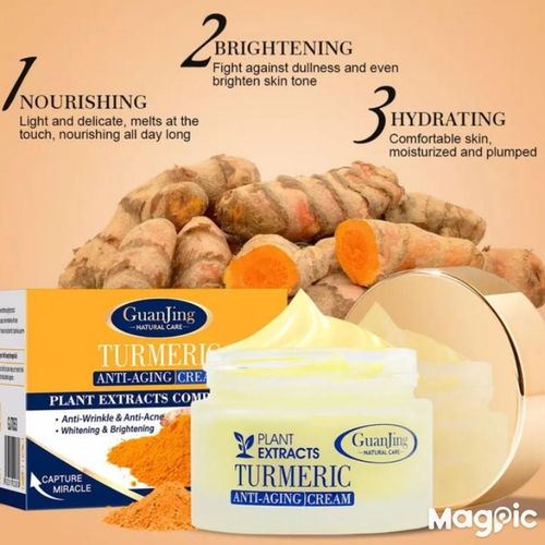 Guanjing Tumeric Face Cream-Brighten,remove Dead Skin Cell