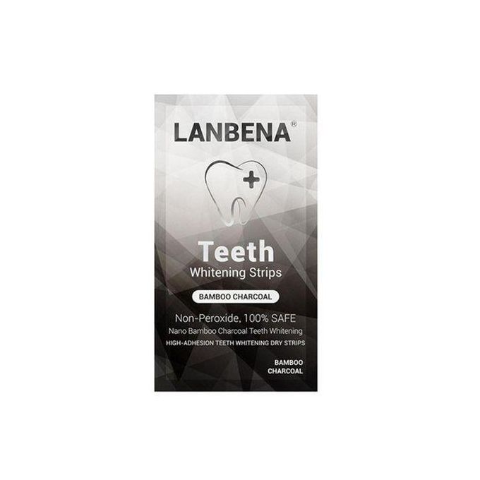 LANBENA Teeth Whitening Strips with Bamboo Charcoal