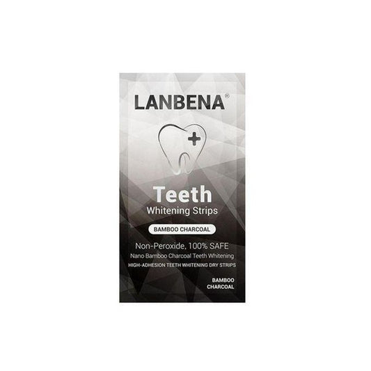 LANBENA Teeth Whitening Strips with Bamboo Charcoal