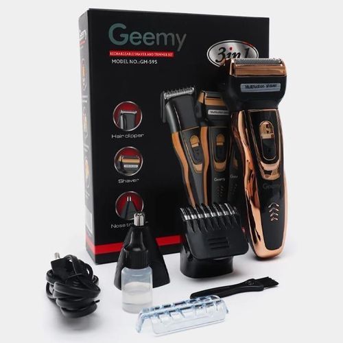 Geemy Rechargeable Hair Shaver/Smother 3 In 1