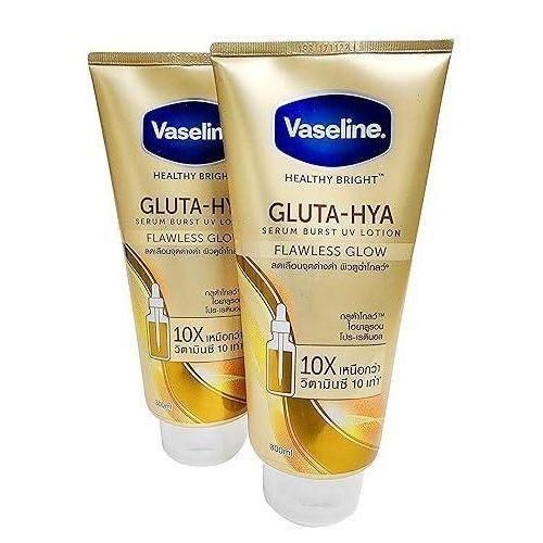 Vaseline Healthy Bright Gluta-Hya Serum Burst UV Lotion Flawless Glow