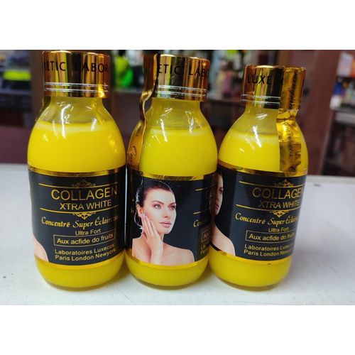 COLLAGEN Xtra White Face & Body Oil. Lightens Spots, Clears Age Spots, Wrinkles, Freckles, Scars, Stretch Marks, Patches, Moisturizes, Evens the skin tone, Make skin Bright, Luminous & Radiant.