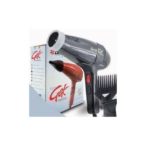 Gek Super 3800 Blow Dry Hair Dryer - Black.
