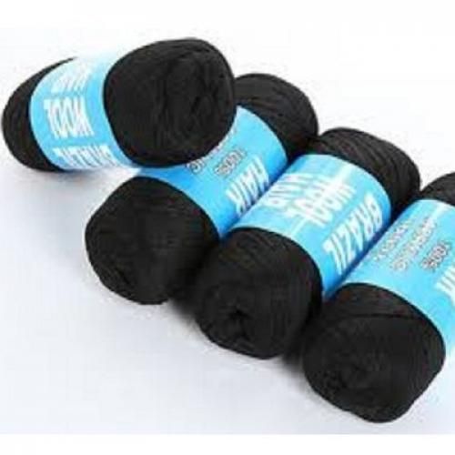 Brazilian Fashion 4pcs Black Brazilian Wool..