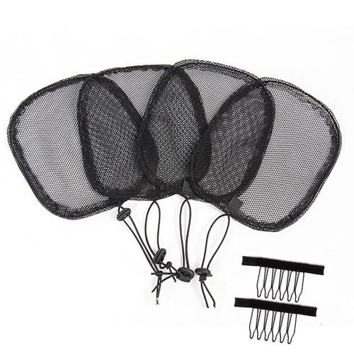 3pcs Hair Extension caps + 3pcs combs