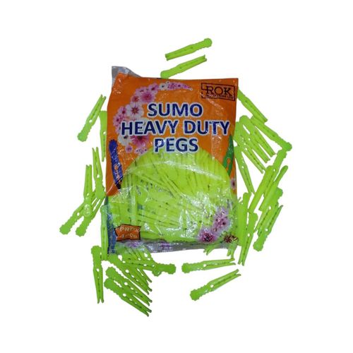 144 PIECES LUMINOUS GREEN STRONG HIGH QUALITY FIRM GRIP CLOTH PEGS