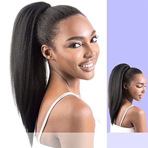 Straight Ponytail Hair Extension - #1 Black